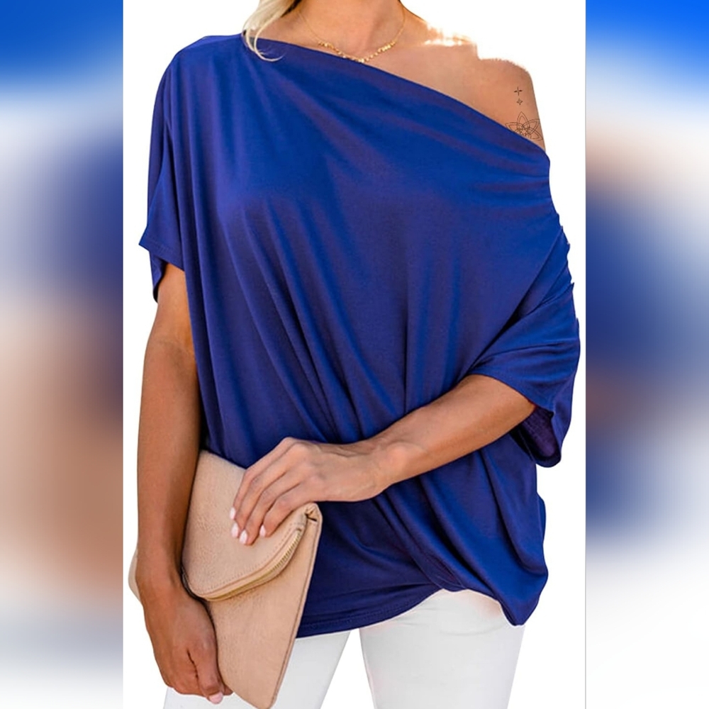 Off Shoulder Loose Blouse